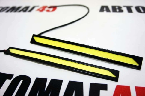 C2R  дневные ходовые плоские 17см 1 диод 4Вт СОВ 2шт гарантия 1 мес    фото 3