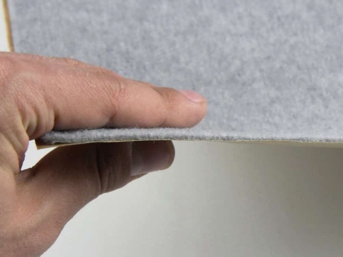 Карпет  акустический самоклеющийся 1м х 1,5м светло-серый    фото 3