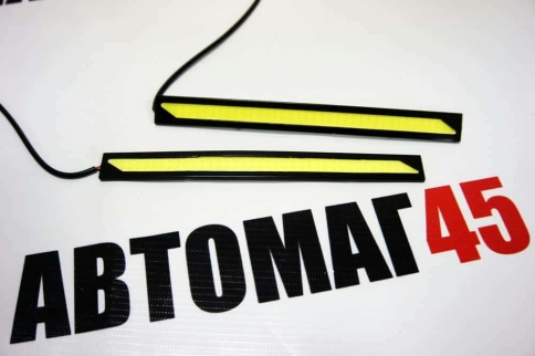 C2R  дневные ходовые плоские 17см 1 диод 4Вт СОВ 2шт гарантия 1 мес    фото 1