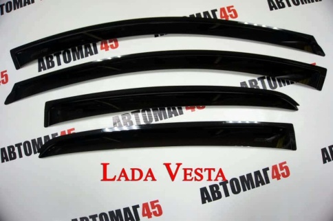 ANVair  дефлекторы окон Лада Vesta Веста седан комплект 4шт    фото 2
