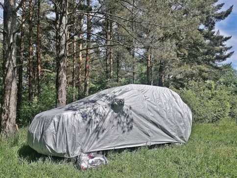 AVS  автомобильный тент всесезонный водонепроницаемый размер 2ХL 508х196х152см    фото 5