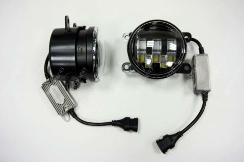 SALMAN  Фары п/туманные 5 линз Лада Vesta Веста Лада X-Ray и иномарк LED 60W 4800LM 2шт гарант 6мес фото 4