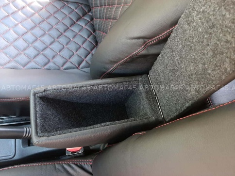 Подлокотник универ Almera Accent Lanos Getz Logan Duster 10-21г 1 пок-е Kaptur Largus X-Ray экокожа фото 4