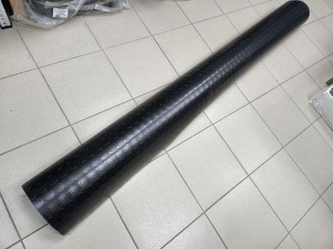 Автомобильный линолеум черный толщина 2мм 1мх2м шаг 0,5метра фото 4