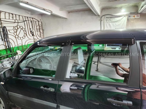 VAD дефлекторы окон Шевроле Нива 09-20г Chevrolet Niva Travel с 20г  комплект 4шт    фото 5