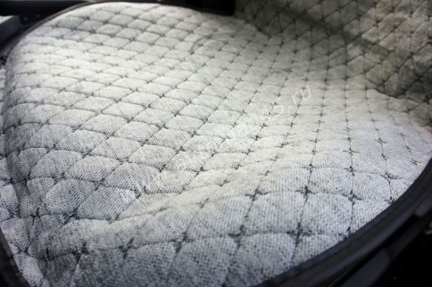 Чехлы  накидки на сиденье вельвет серый комплект 5шт    фото 3