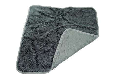 Sem-Ali микрофибровое полотенце для сушки кузова серый 40*40см плотность 1200гр/м2 1шт    фото 2