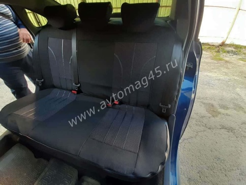 Авточехлы  Nissan Almera Ниссан Альмера 2013-2019г 2/3 жаккард    фото 5