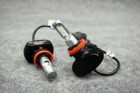 S1  чип CSP LED 2шт H11 12В 18W 6000К 2000Lm гарантия 1мес    фото 6