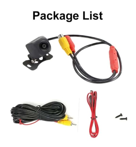 ET1391 Универсальная камера заднего вида HD 728*628 парковочные линии рыбий глаз угол 170 гар 6мес фото 9