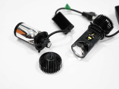 Y6 Max светодиодные лампы LED линза модуль 2шт H4 12В 30W 5500K 5500Lm с обманкой гар 4мес фото 12