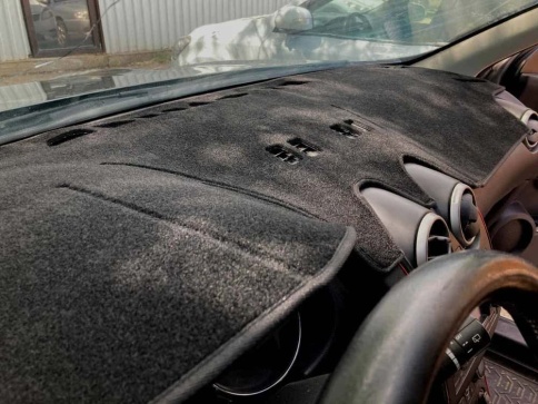 Накидка на панель Nissan Qashqai Ниссан Кашкай J10 2006-2013г карпет  фото 6