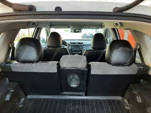 Авточехлы  Nissan X-Trail Ниссан Х-Трейл 2007-2014г кузов T31 жаккард серый Ижевск   фото 8