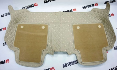 Ковры  5D экокожа Toyota Camry V40/V50/V55 2006-2018г бежевый комплект АКЦИЯ!   фото 7