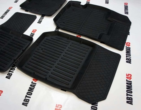 Коврики  в салон Nissan Almera c 2013г комплект 4шт    фото 5