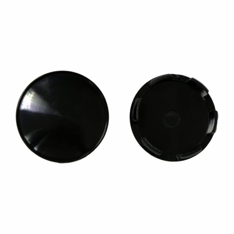 Колпачок ступицы универсальный 56/50 черный с бортиком (213155) фото 1