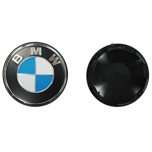 Колпачок ступицы BMW 62/56 КИК(Рапид) со стикером синий  фото 1