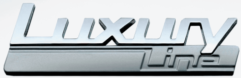 Шильдик Luxury Line металл 20*80мм 1шт SHK Luxury line фото 1