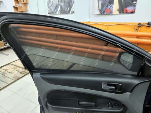 BRENZO  каркасные шторки на магнитах Ford Focus 2 Форд Фокус 2 передние премиум 2шт 15% фото 6