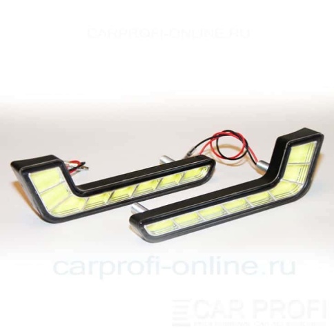 Carprofi Дневные ходовые 6 диодов L образные 10-15V 2шт гарантия 3 мес    фото 3