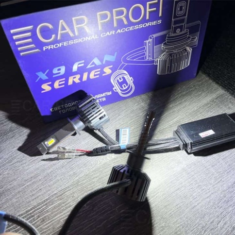 Carprofi X9 лампы LED 2шт H1 12В 40W 5000K 5000Lm гарантия 6мес    фото 8