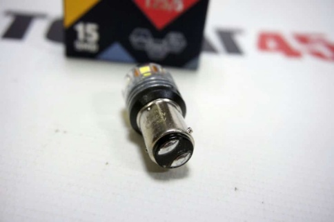 Маяк  лампа светодиодная T25/5 21W 15 SMD с цоколем 5000K 420Lm двухконтактная белая 2шт    фото 4
