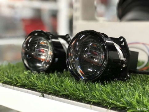LTway  F5 светодиодные Би-Led линзы 3.0" 12V 35W 6000K 4400Lm 2 чипа гарантия 12 месяцев    фото 3