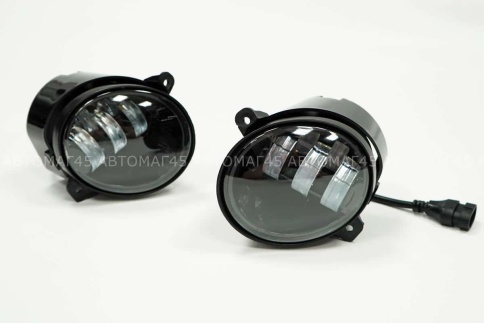 C2R Фары противотуманные 5 линз Лада Калина Гранта Ларгус LED 30W 5000LM 2шт гарантия 3 мес фото 5