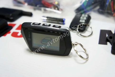 Sky  M22 сигнализация 2 брелка автозапуск двусторонняя связь без сирены гарантия 6 мес    фото 4