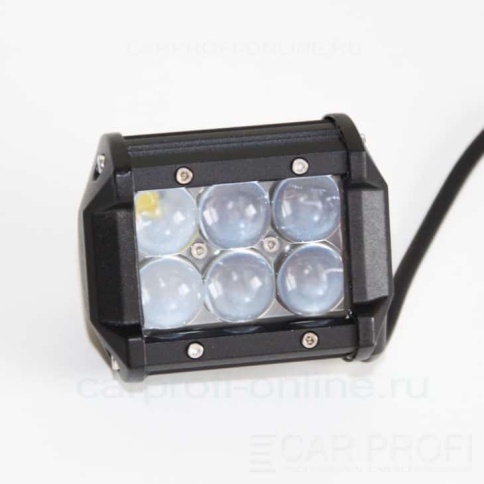 Carprofi  cветодиодная балка SPOT дальний свет 10-30V чипы CREE 6 диодов 18Вт 1шт    фото 4