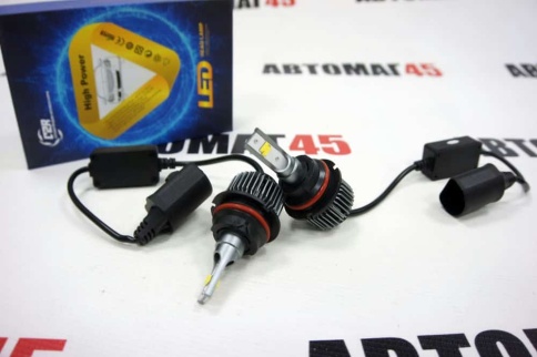 C8  чип СОВ LED 2шт HB1 (9004) 12В 20W 6000К 2400Lm гарантия 1мес    фото 4