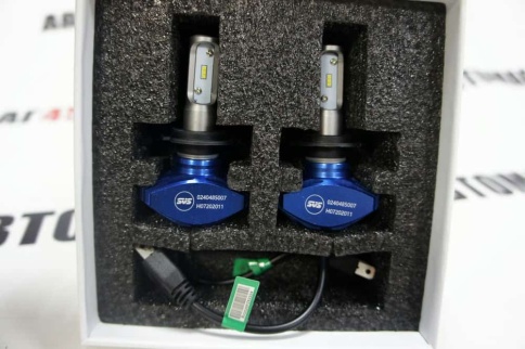 SVS S1  plus чип CSP LED 2шт H7 12В 30W 5000К 4000Lm с обманкой гарантия 5 мес    фото 5