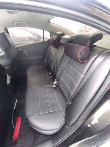 Драйв  чехлы универсальные экокожа черный черный комплект    фото 4