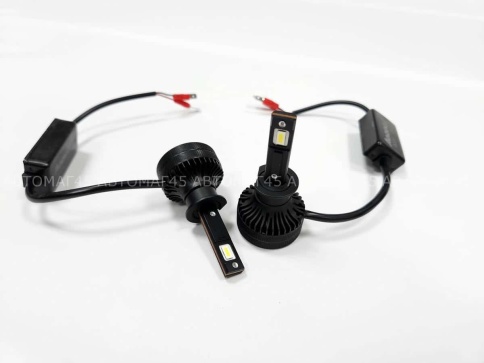 AOZOOM лампы LED 2шт H1 24В 55W 5500K 6000Lm  с обманкой гарантия 6мес    фото 3