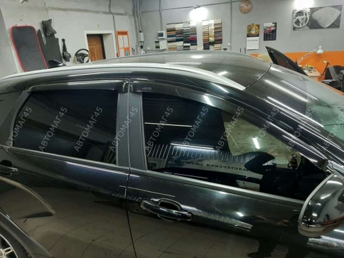 ANVair  дефлекторы окон Лада Lada Vesta Веста Vesta SW SW Cross NG комплект 4шт    фото 4