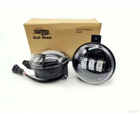 SALMAN  2 реж. 3000 6000K Фары п/туманные Chevrolet Cruze LED 50W 4800LM 2шт гаран. 6 мес фото 2