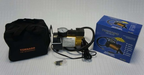 Tornado АС580 компрессор 35л мин 110Вт 10 Атм сумка насадки гарантия 1год МаякАвто   фото 1
