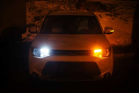 Лампа  светодиодная T20 P21W 2835 Дхо и поворотник 42 SMD гарантия 3 месяца фото 3