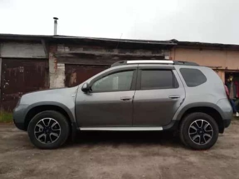 ANVair  дефлекторы окон Renault Duster 2010-2021г 1 поколение Nissan Terrano 2014-2022г комплект 4шт фото 3