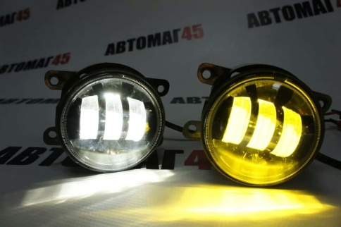 SALMAN  2 реж. 3000 6000K Фары п/туманные Лада Vesta X-Ray и иномарки LED 50W 480 2шт гарант 6 мес фото 4