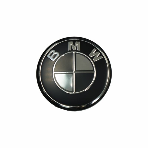 Колпачок ступицы BMW 62/56 КИК(Рапид) со стикером черный (214117) фото 2