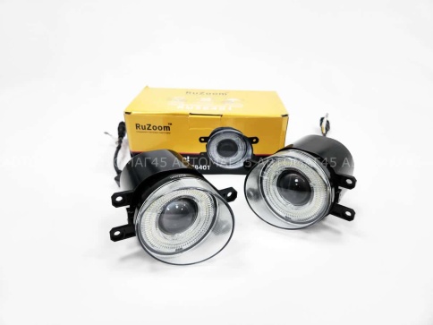 Ruzoom  Фары противотуманные линза 2 режима Toyota Lexus LED+ДХО 50W 4000LM  2шт гарантия 6 мес    фото 1