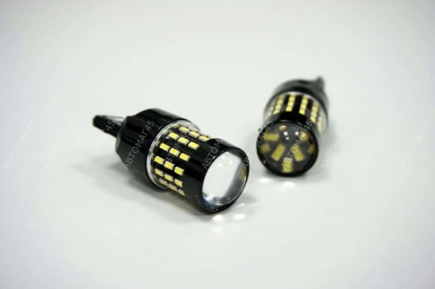 C2R  лампа светодиодная Т20 21W/5W 400Lm 54 SMD Granta Vesta Renault биполярн белая 2шт гар 1мес фото 1