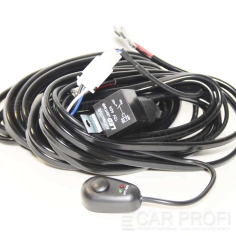 Комплект  для подключения фар функция стробоскопа без пульта 2 выхода до 180W    фото 12
