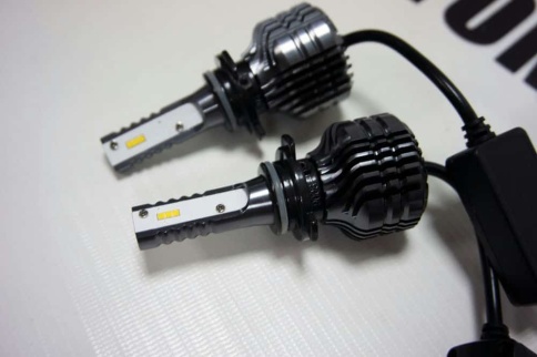 EVO Q5 чип CSP LED 2шт HB4 9006 12В 20W 4300К 3000Lm с обманкой гарантия 5мес    фото 2