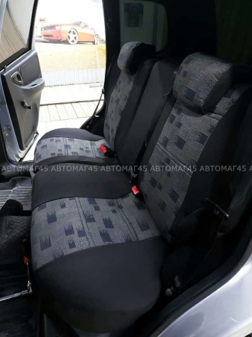 Авточехлы  Лада Lada Нива Тревел Travel с 2021г жаккард серый    фото 3