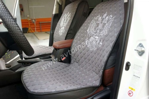 Чехлы  накидки на сиденье серия G лен серый комплект 5шт    фото 3