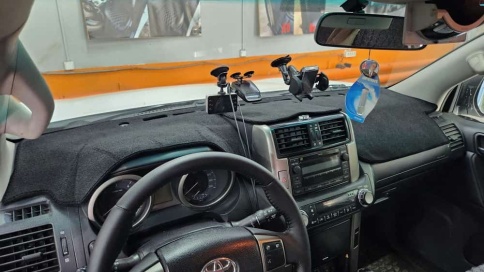 Накидка на панель Toyota Land Cruiser Prado Ленд Крузер Прадо J150 с 2009г карпет Maximal фото 7