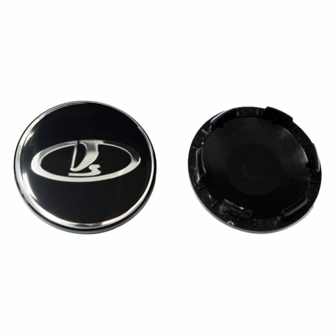 Колпачок ступицы Lada 56/62мм КИК черный (221243) фото 1