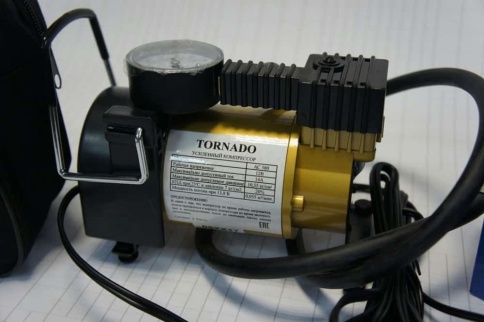 Tornado АС580 компрессор 35л мин 110Вт 10 Атм сумка насадки гарантия 1год МаякАвто   фото 3